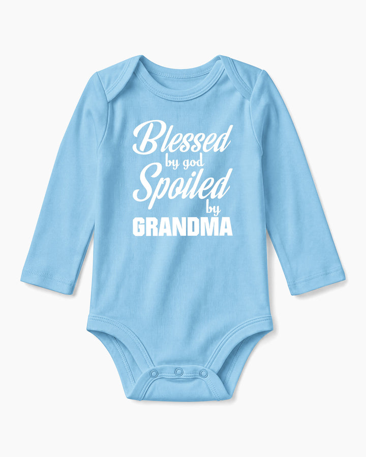 Blessed By God, Spoiled By Grandma Bamboo Bodysuit