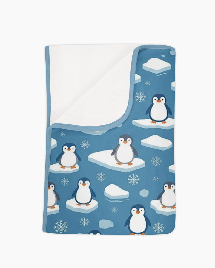 Chilly Penguin Bamboo Blanket