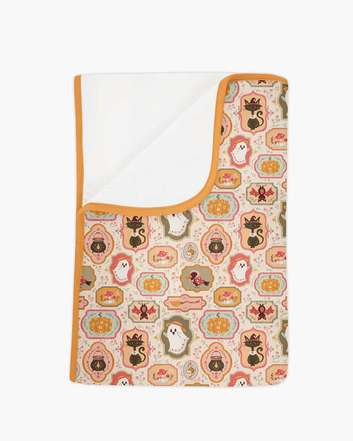 Cute Vintage Magical Cottage Style Halloween Bamboo Blanket