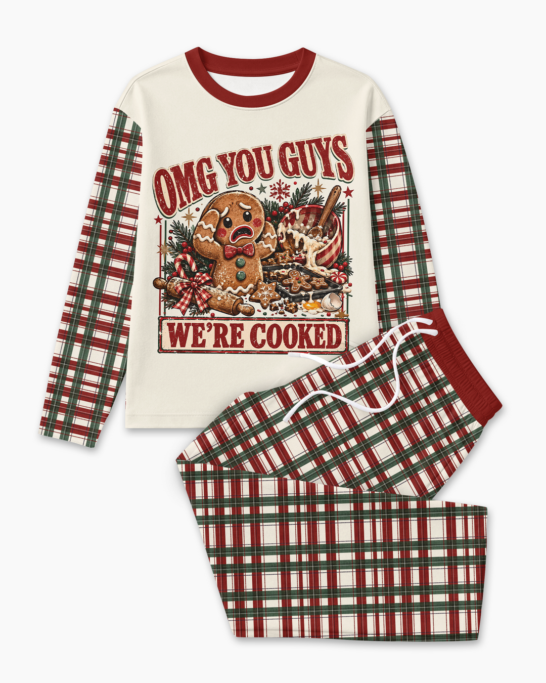 You Guys We're Cooked Bamboo Men's Pajama Set