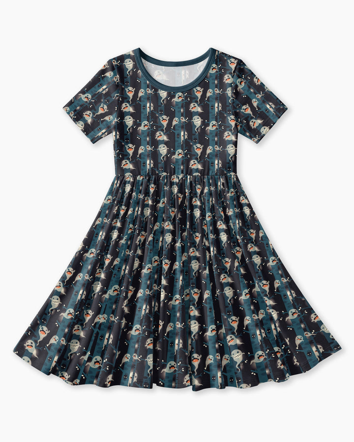 Scared yet Bamboo Twirl Dress