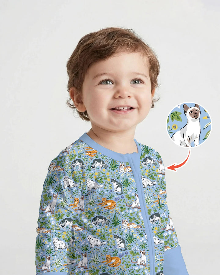 Kitten Garden Family Matching Bamboo Convertible Zippy