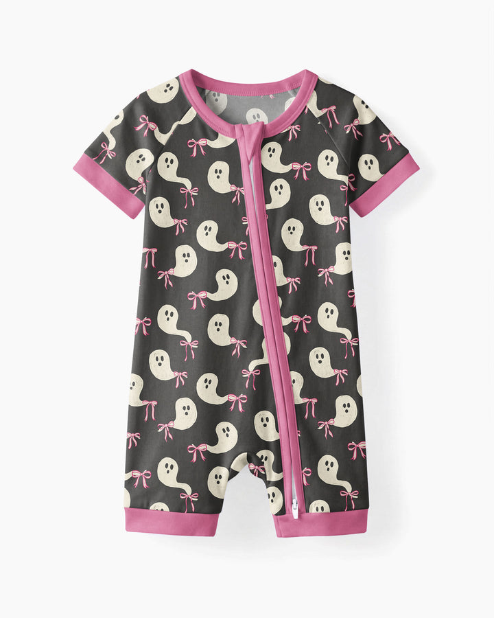 Little Ghosts Bamboo Shorty Zippy For Halloween