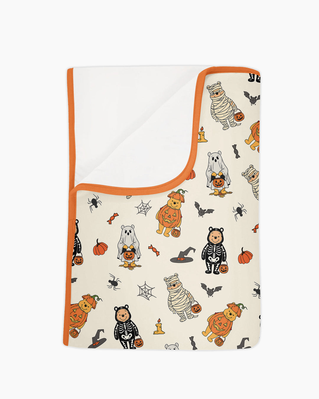Retro Trick Or Treat Bamboo Blanket