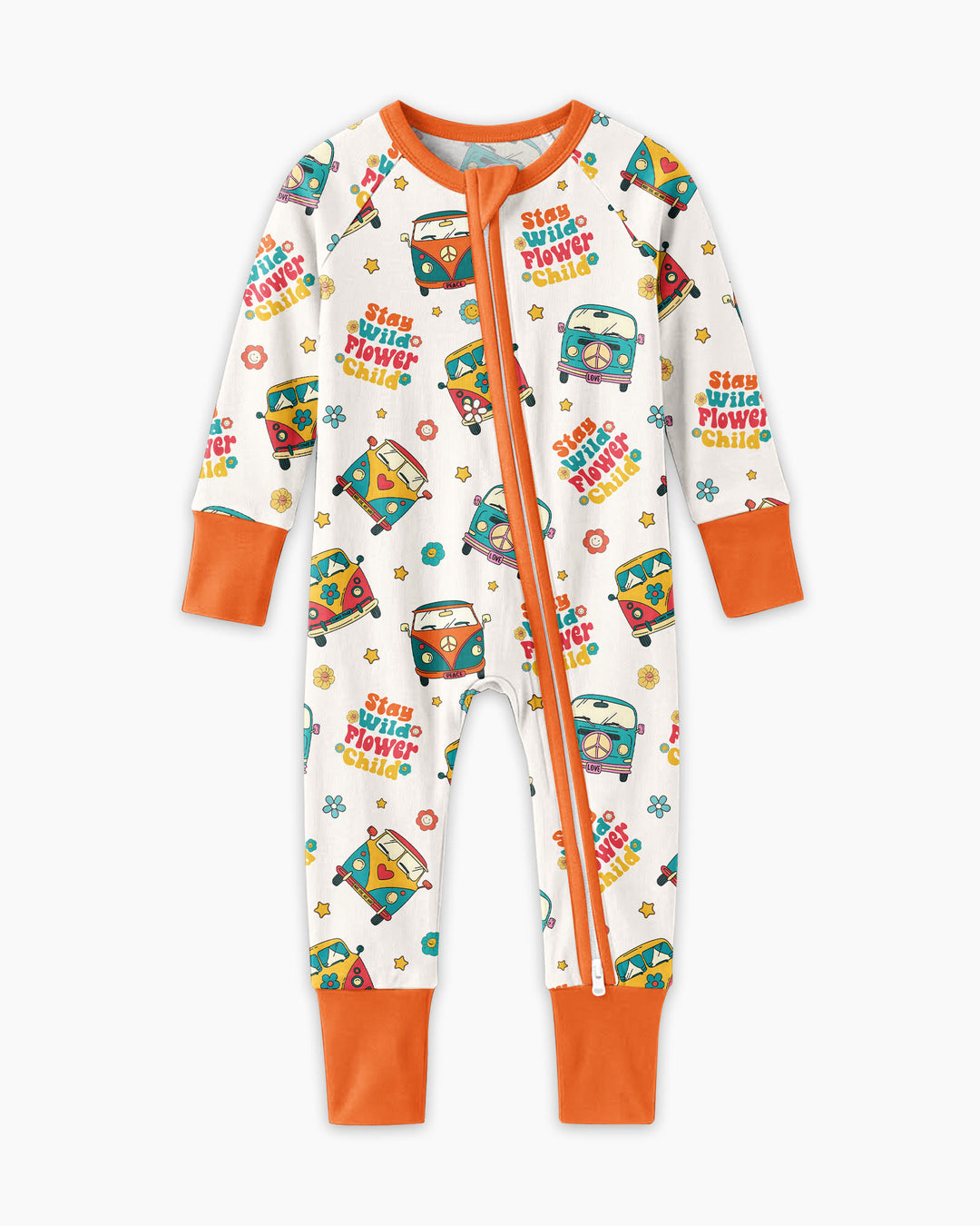 Stay Wild Flower Child Bamboo Convertible Zippy