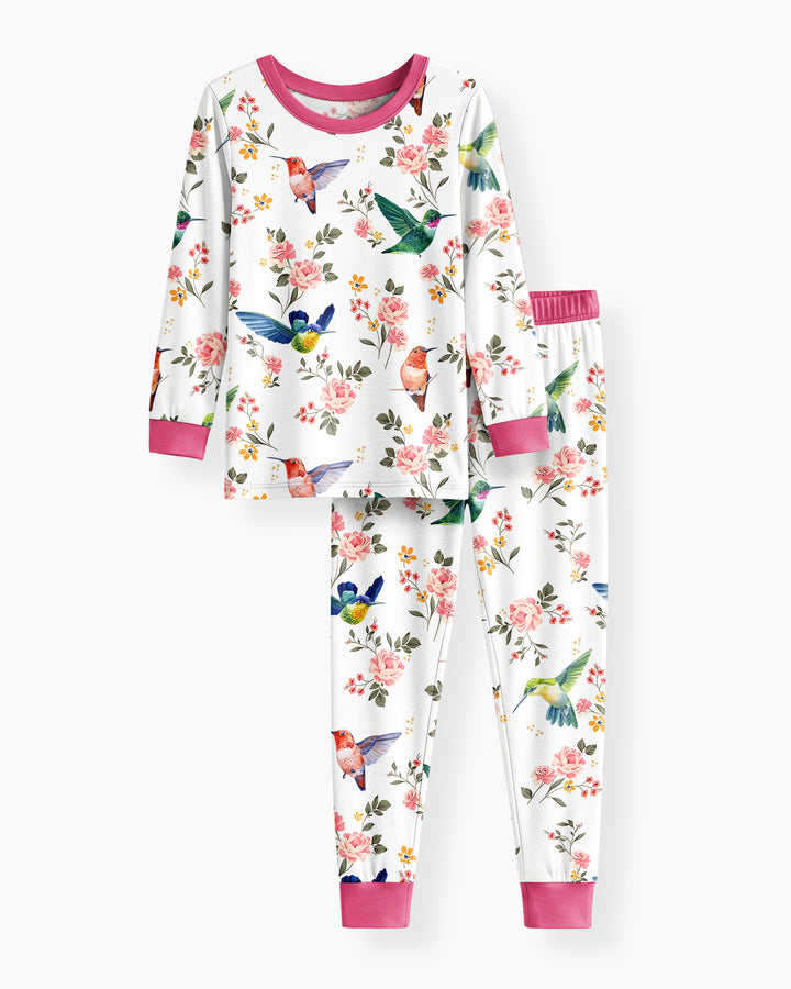 Template Bamboo Two Piece Long Sleeve Pyjamas Set