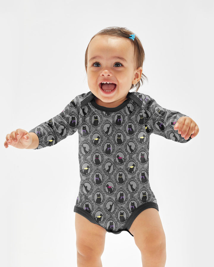 Midnight Cat Parade Bamboo Bodysuit