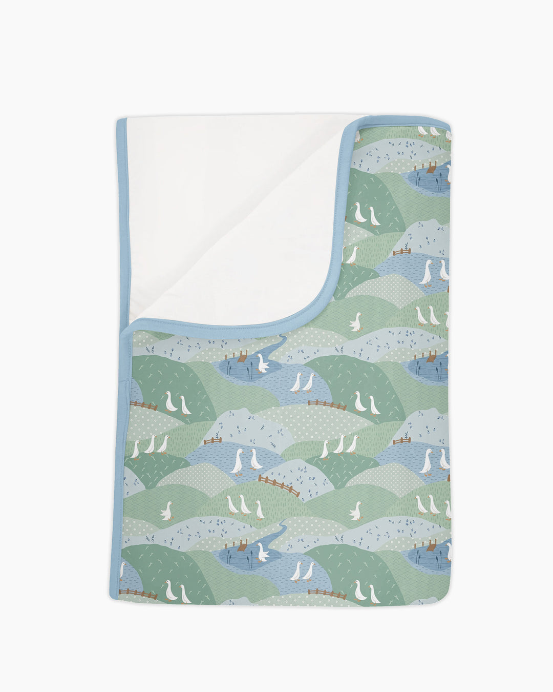 Wandering Geese Family Matching Bamboo Blanket