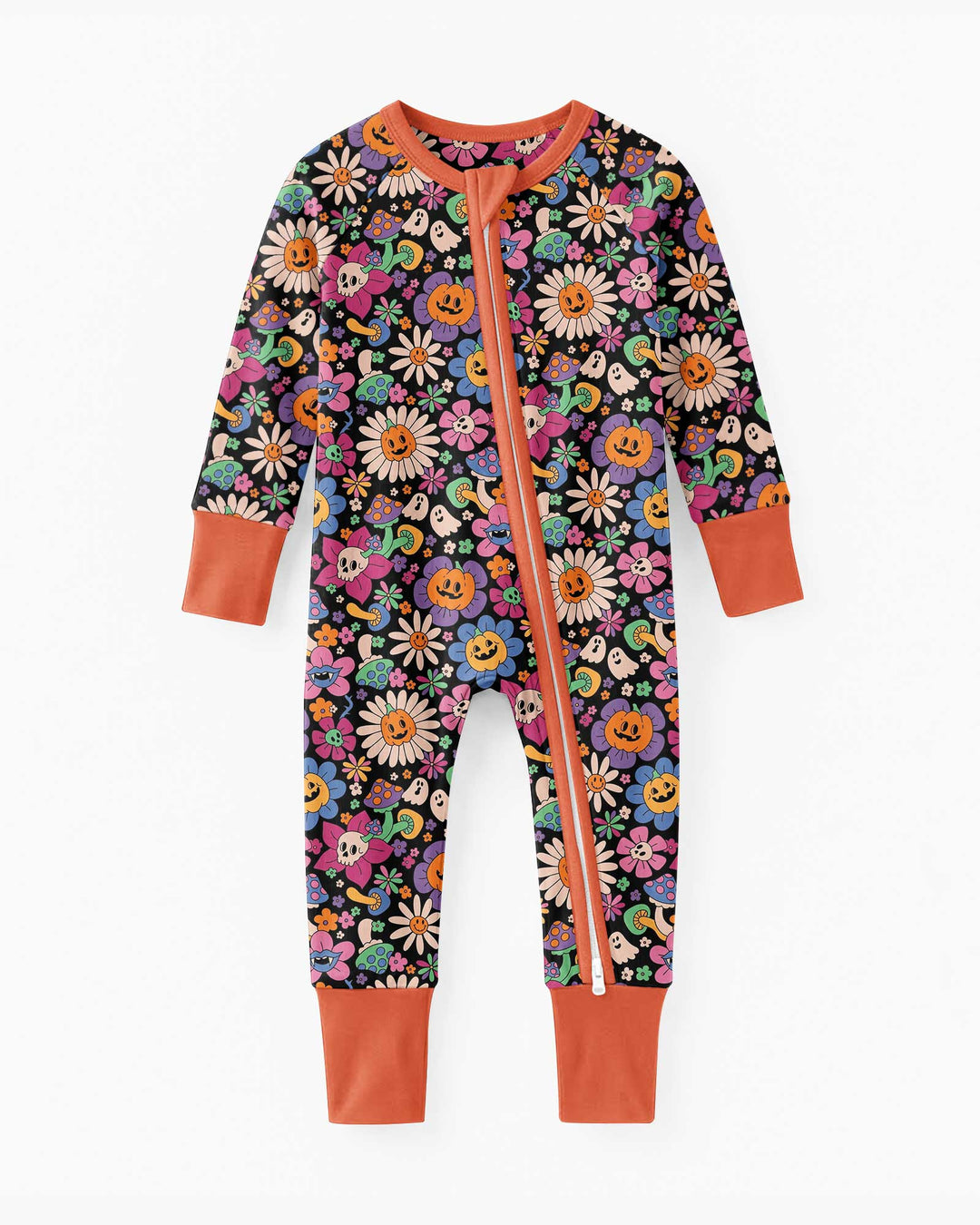 Halloween Flowers Bamboo Convertible Zippy