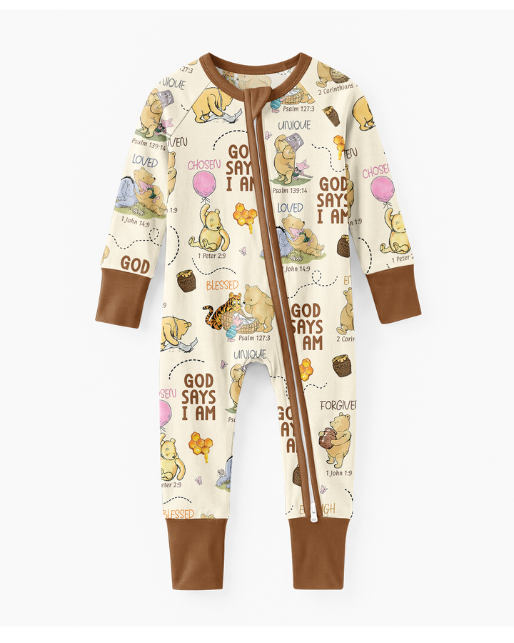 God Says I Am – Little Blessings Bamboo Convertible Zippy