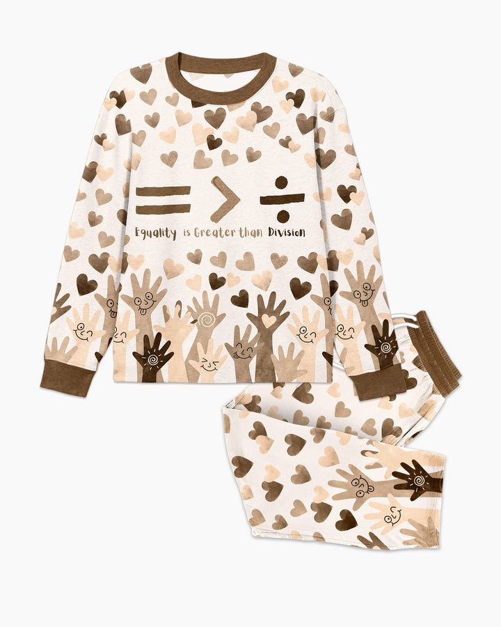 Equality Is Better Than Division Bamboo Men's Pajama Set