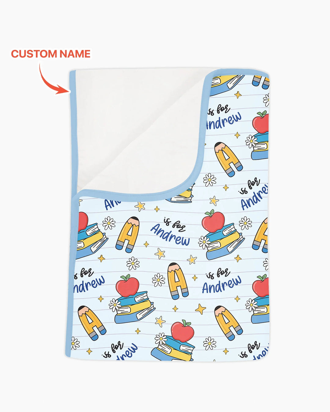 First Day of School Bamboo Blanket