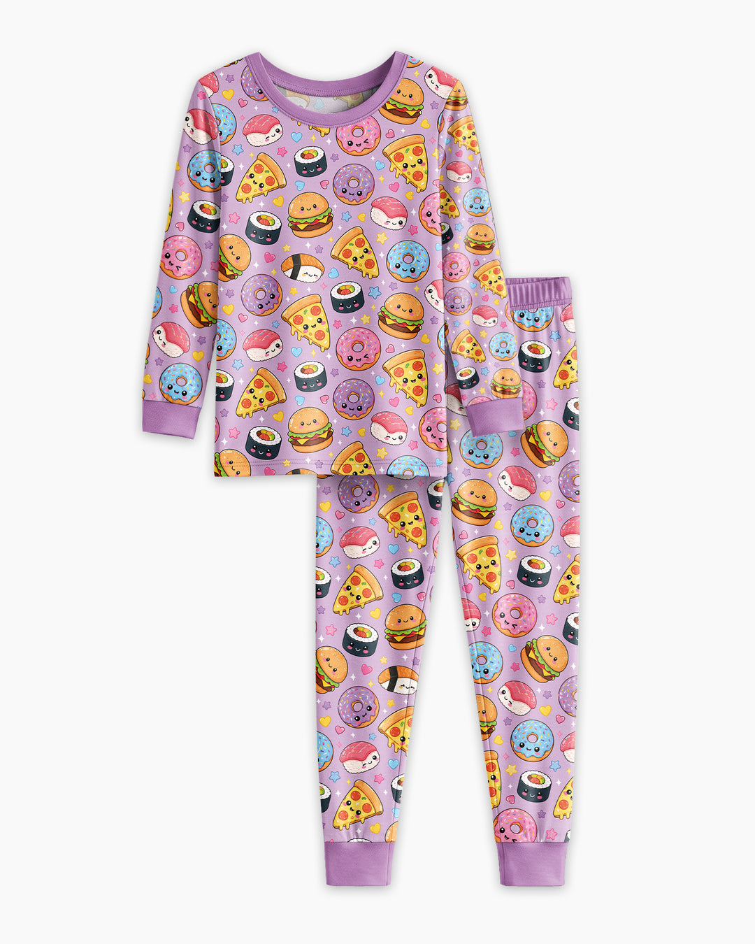 Template Bamboo Two Piece Long Sleeve Pyjamas Set