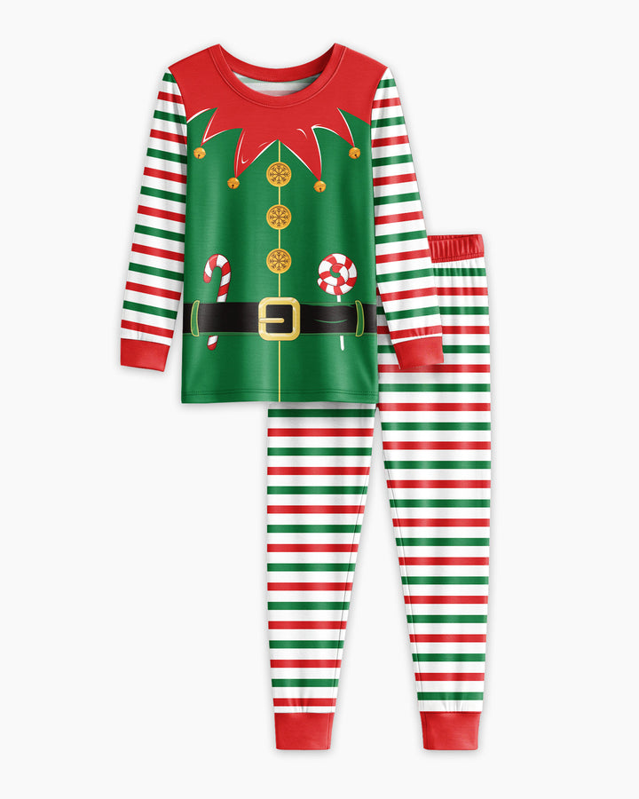 Cutest Little Elf Bamboo Two Piece Long Sleeve Pajama Set