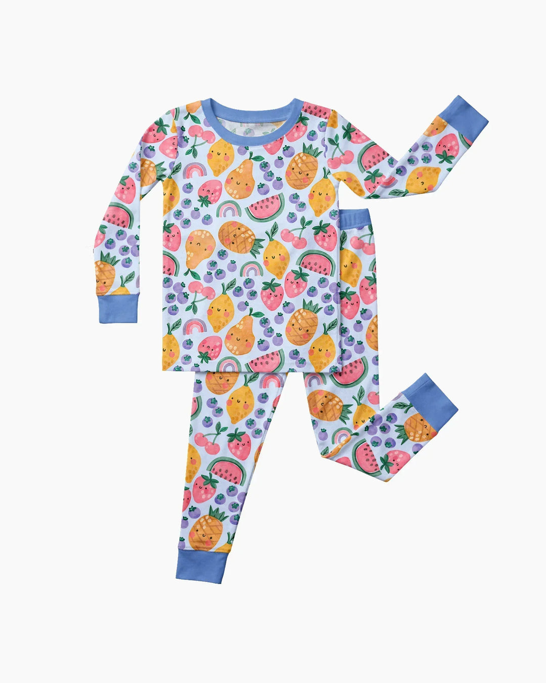 Fruitie Cuties Family Matching Bamboo Two Piece Long Sleeve Pajama Set