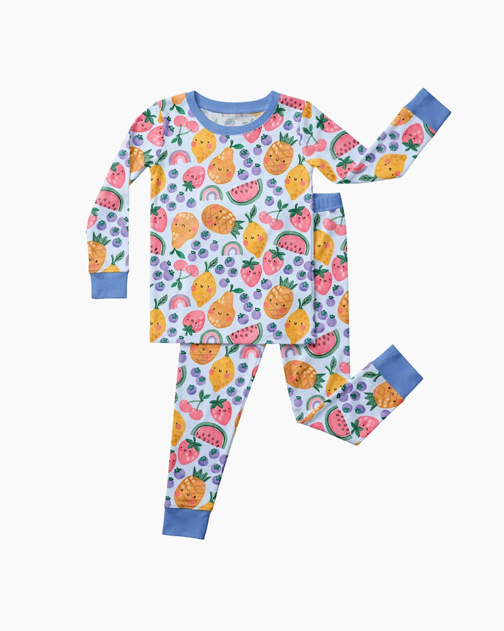 Fruitie Cuties Family Matching Bamboo Two Piece Long Sleeve Pajama Set