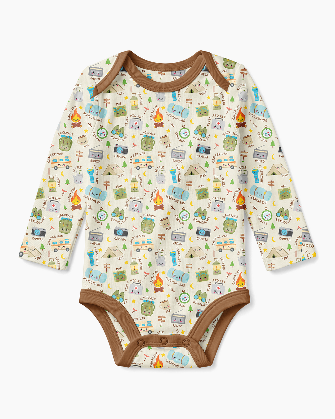 Little Camp Adventure Family Matching Bamboo Bodysuit