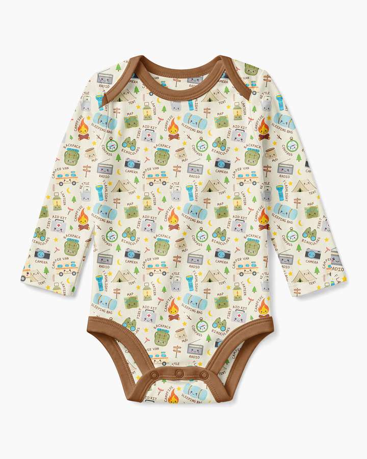 Little Camp Adventure Family Matching Bamboo Bodysuit
