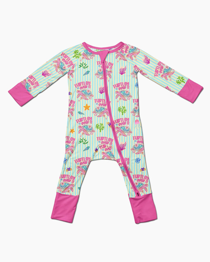Turtley Over It Family Matching Bamboo Convertible Zippy