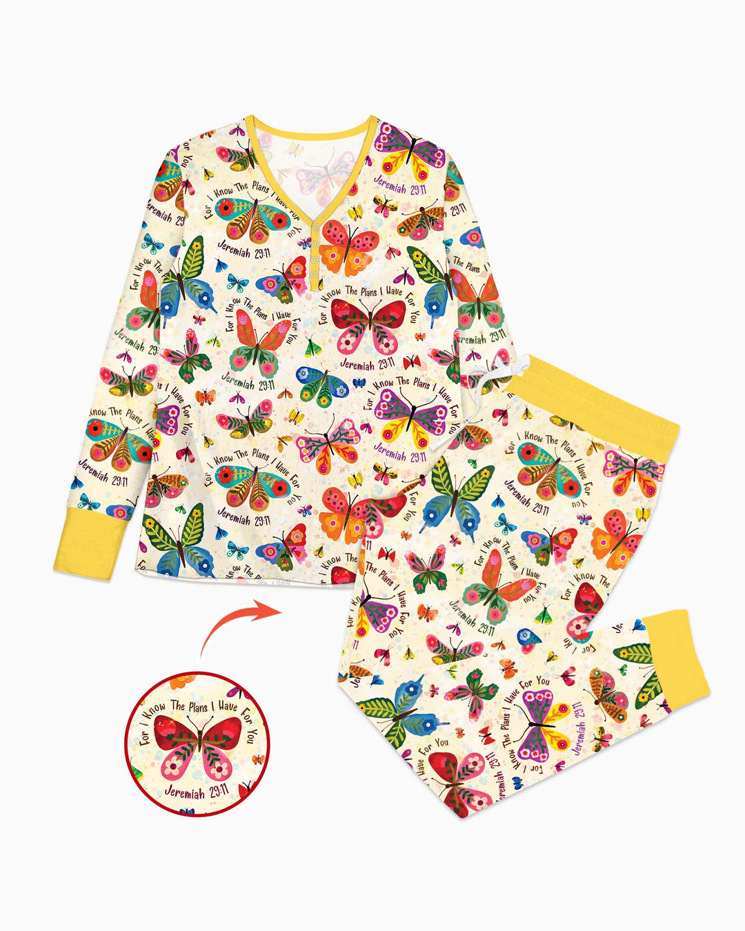 For I Know The Plans I Have For You Bamboo Women Pajama Set