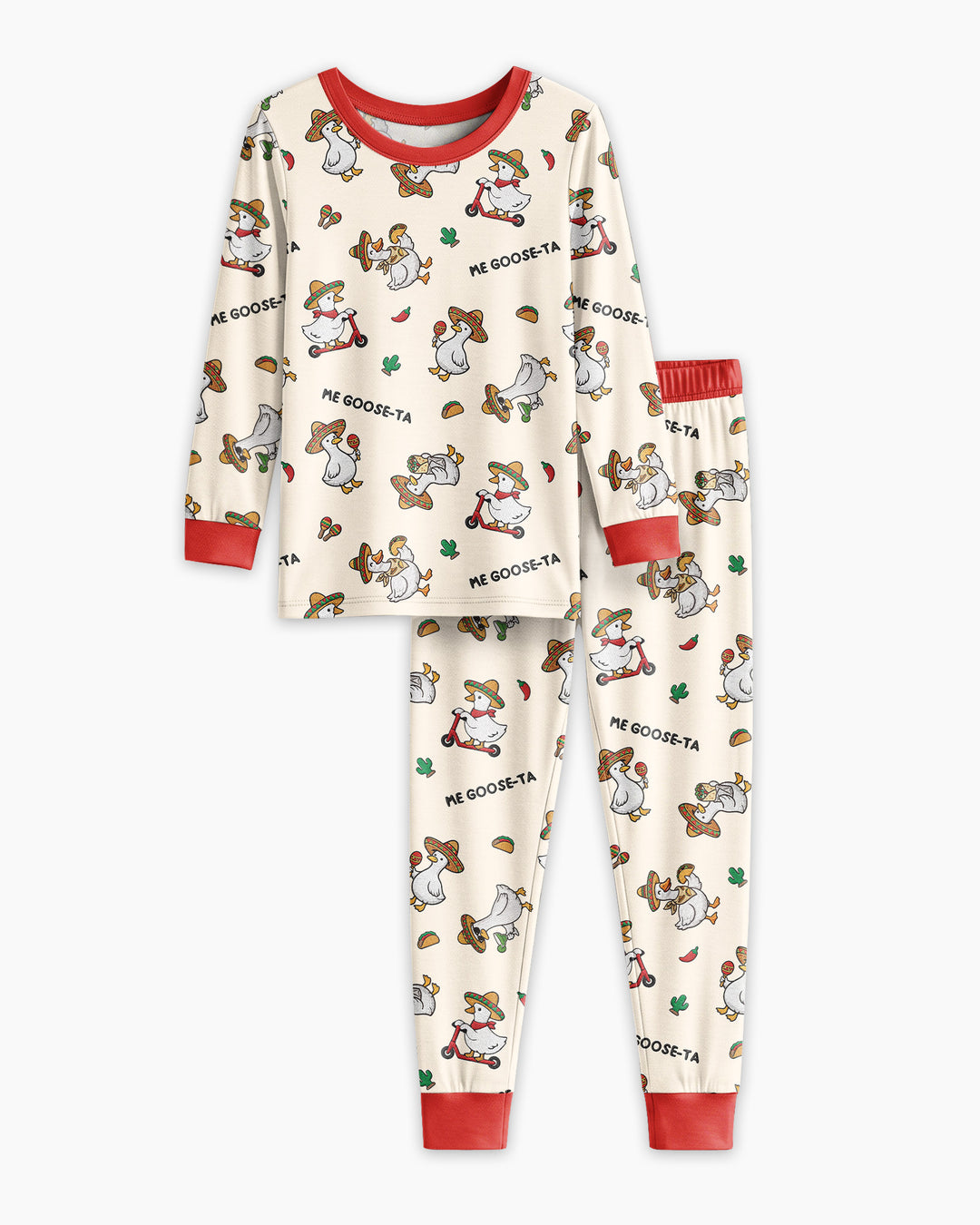 Me-Goose-Ta Bamboo Two Piece Long Sleeve Pajama Set