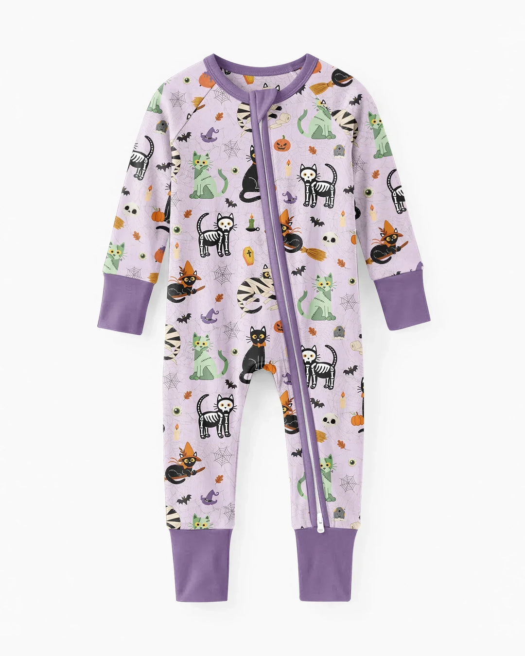 Spooky Cat Squad Bamboo Convertible Zippy