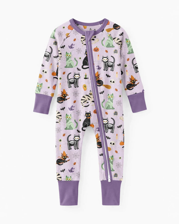 Spooky Cat Squad Bamboo Convertible Zippy