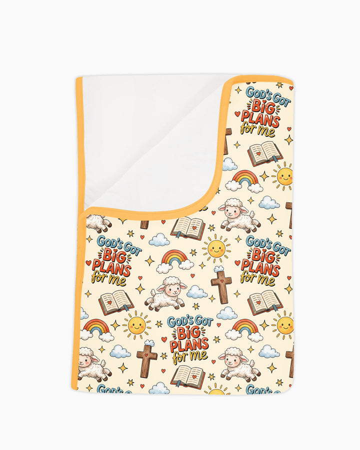 God's Got Big Plans For Me Bamboo Blanket