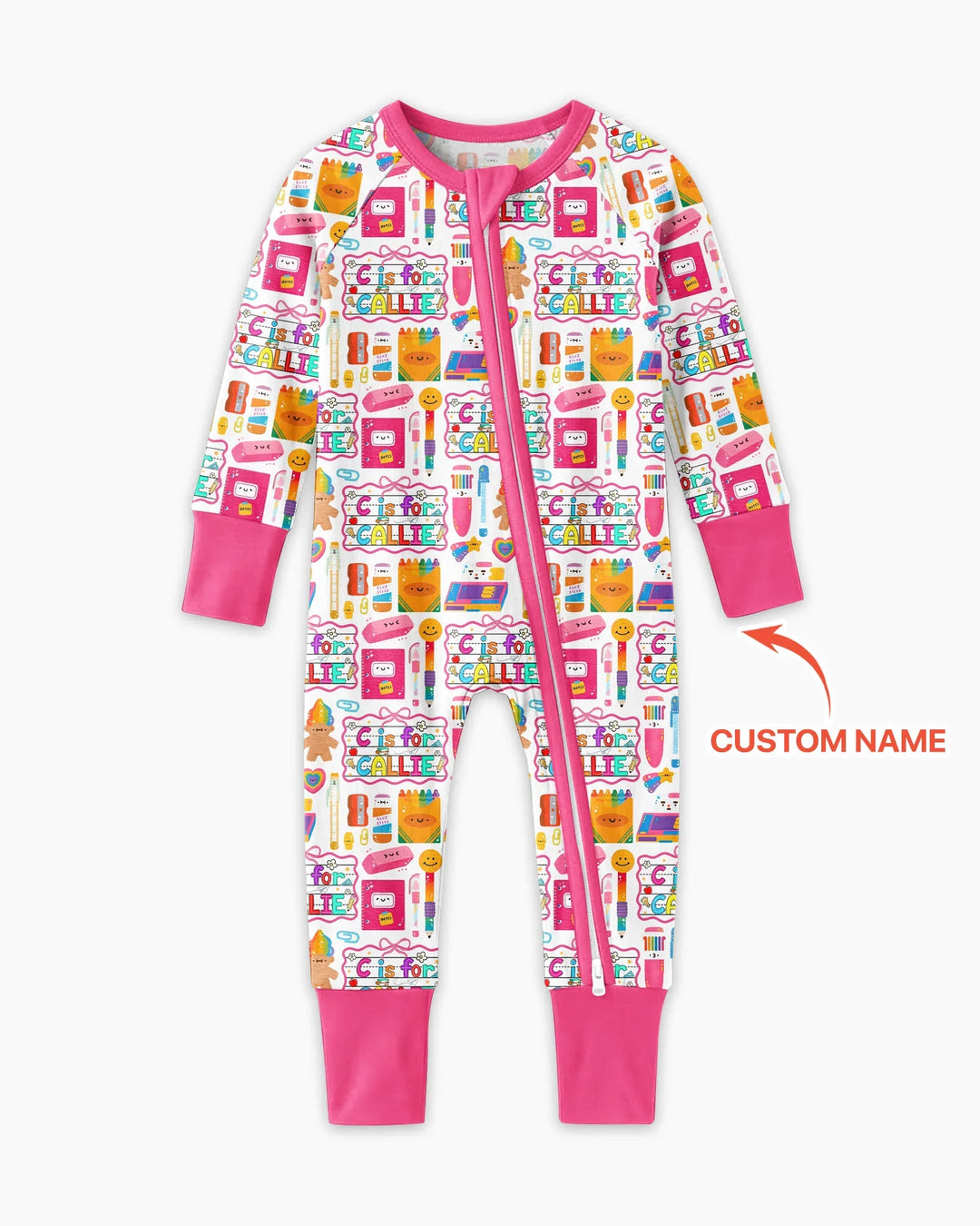 Custom Name Classroom Cuties Bamboo Convertible Zippy