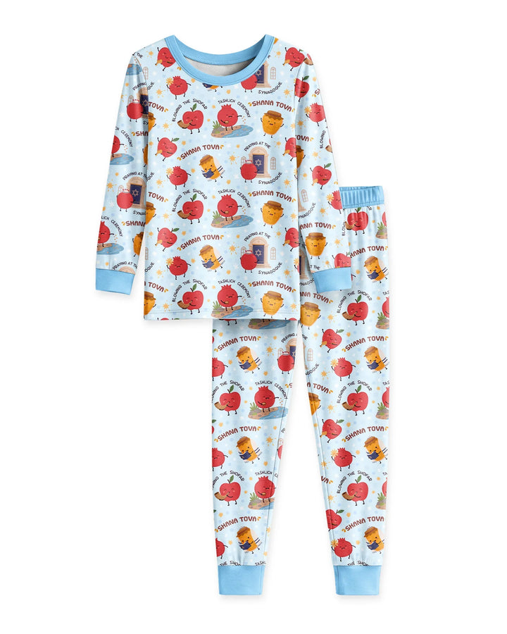 Template Bamboo Two Piece Long Sleeve Pyjamas Set