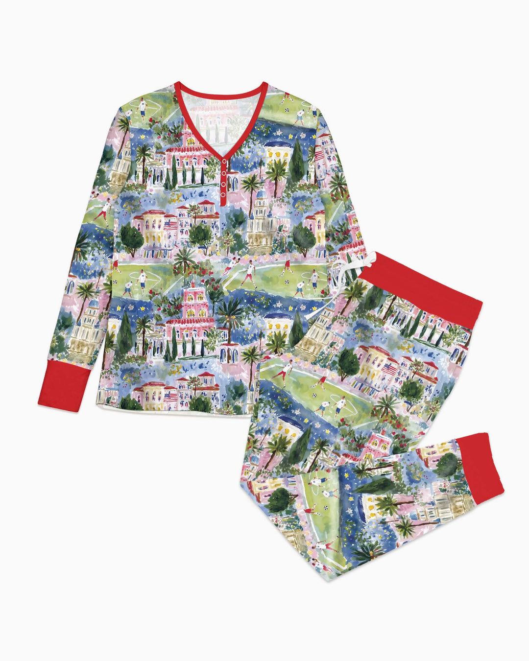 Soccer Tour 2026 Bamboo Women Pajama Set