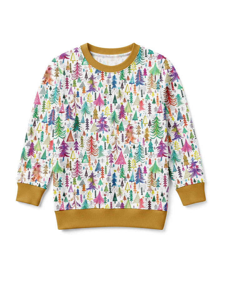 Christmas Trees Decoration Bamboo Crewneck Sweatshirt