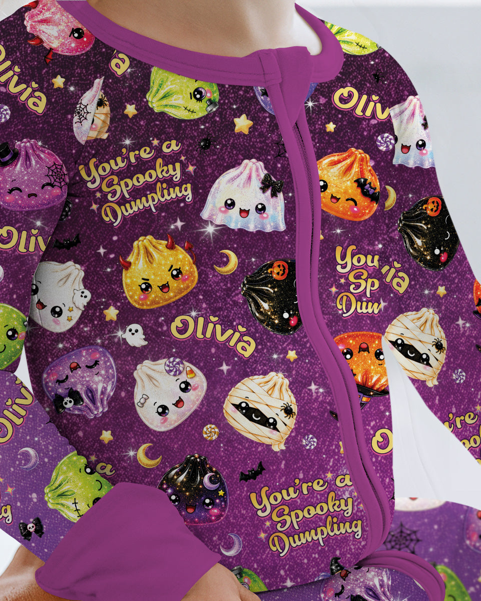 Custom Name You're A Spooky Dumpling Bamboo Convertible Zippy
