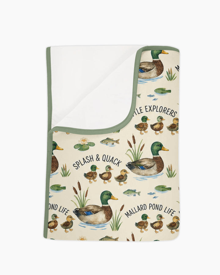 Little Mallard Bamboo Blanket