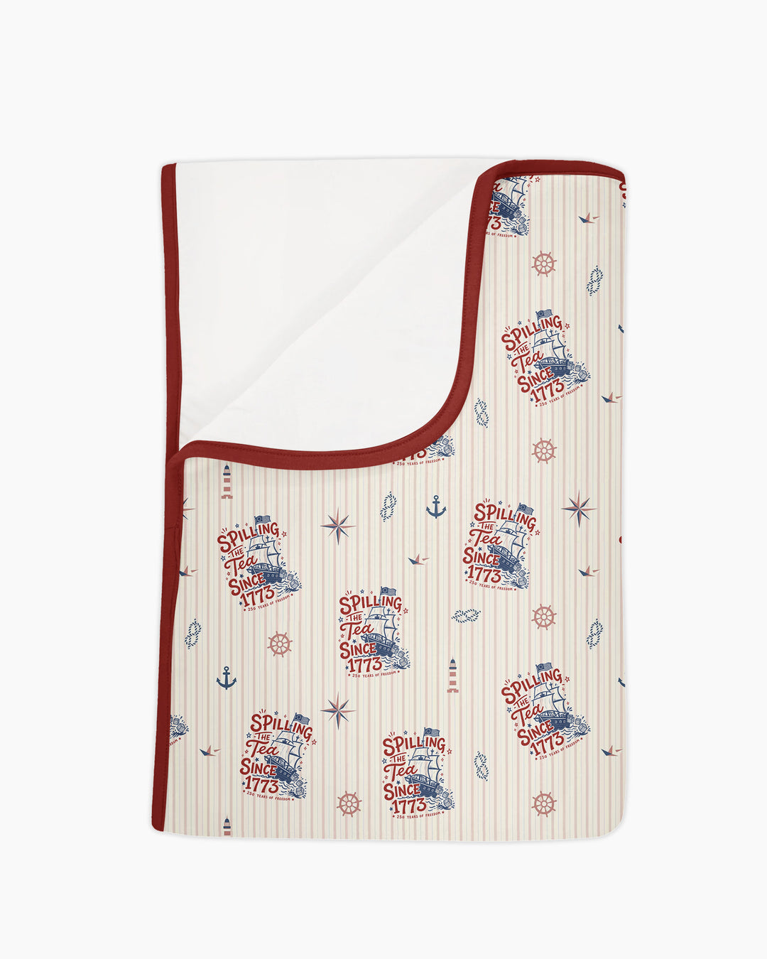 Spilling The Tea Since 1773 Family Matching Bamboo Blanket