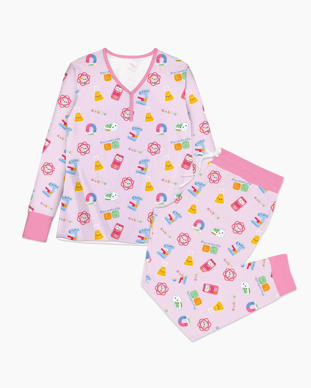 Scientist Lover Family Matching Bamboo Women Pajama Set
