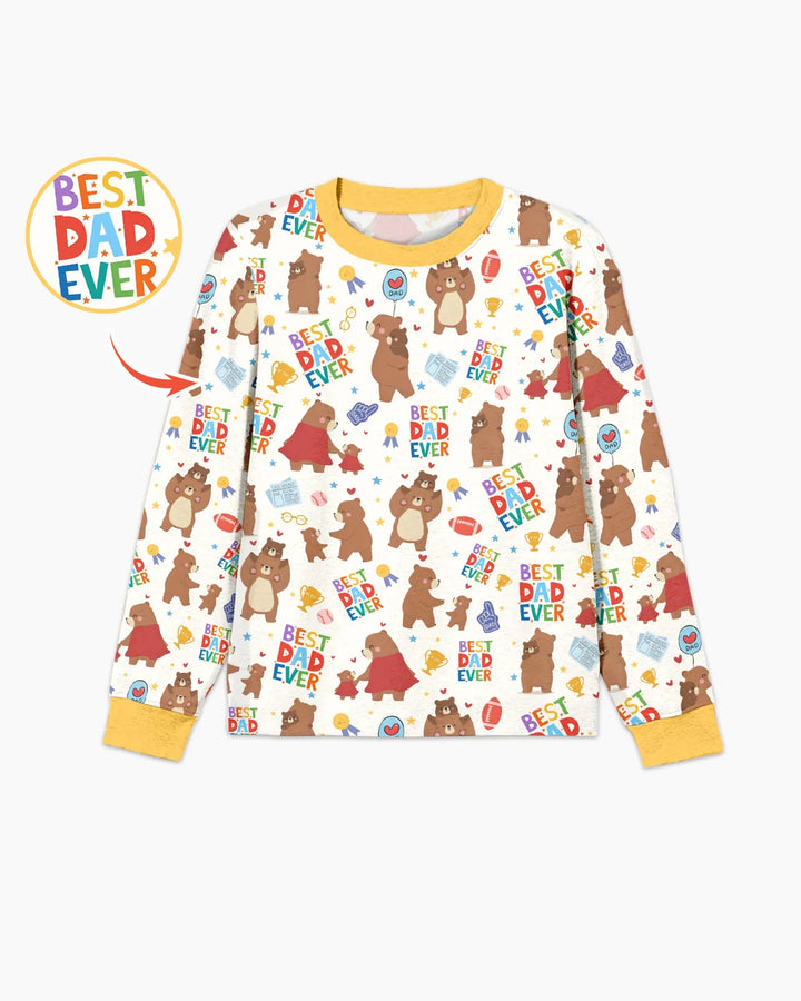 Best Daddy Bear Ever Family Matching Bamboo Men's Pajama Set