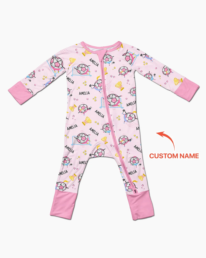 Custom Name Soccer Dad Team Matching Bamboo Convertible Zippy