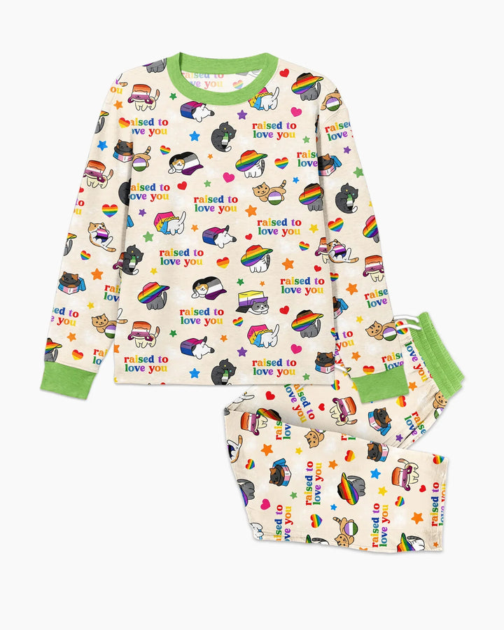 Rainbow Paws Family Matching Bamboo Men's Pajama Set