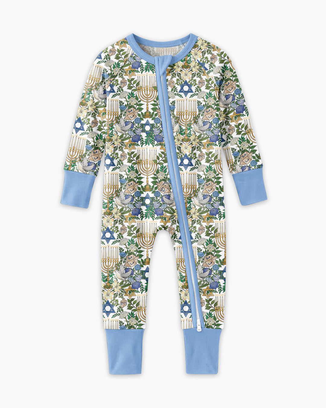 Hanukkah the Festival of Lights Mommy & Me Matching Bamboo Convertible Zippy