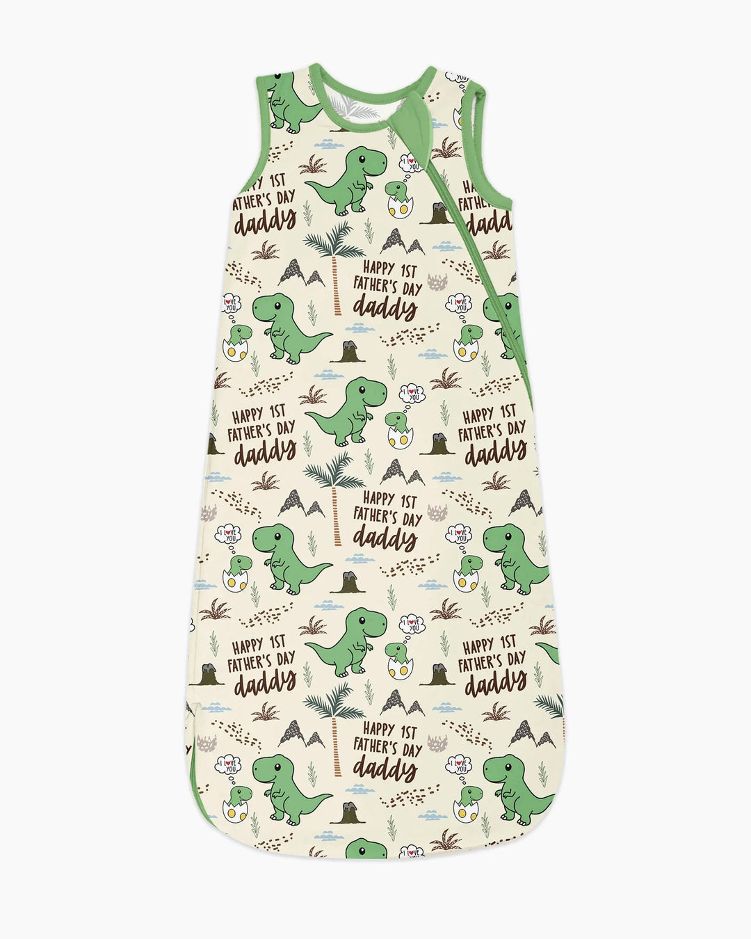 First Father's Day Daddysaurus Bamboo Sleep Bag