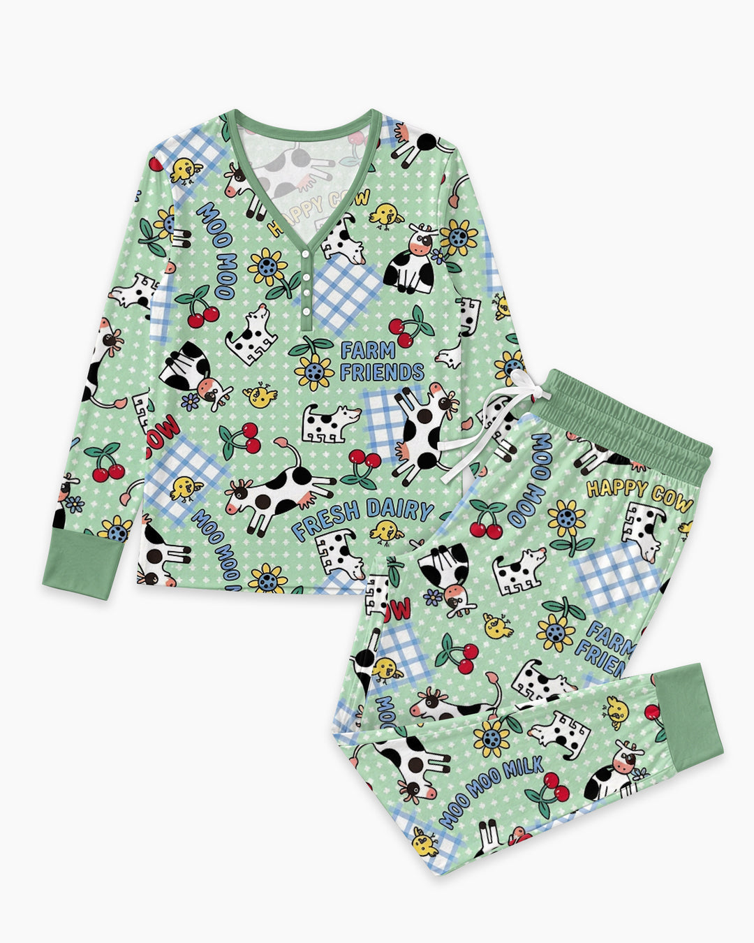 Moo Moo Chick Bamboo Women Pajama Set