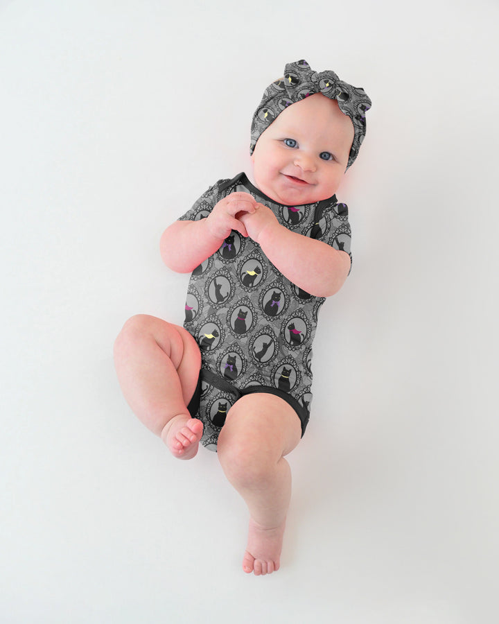 Midnight Cat Parade Bamboo Bodysuit