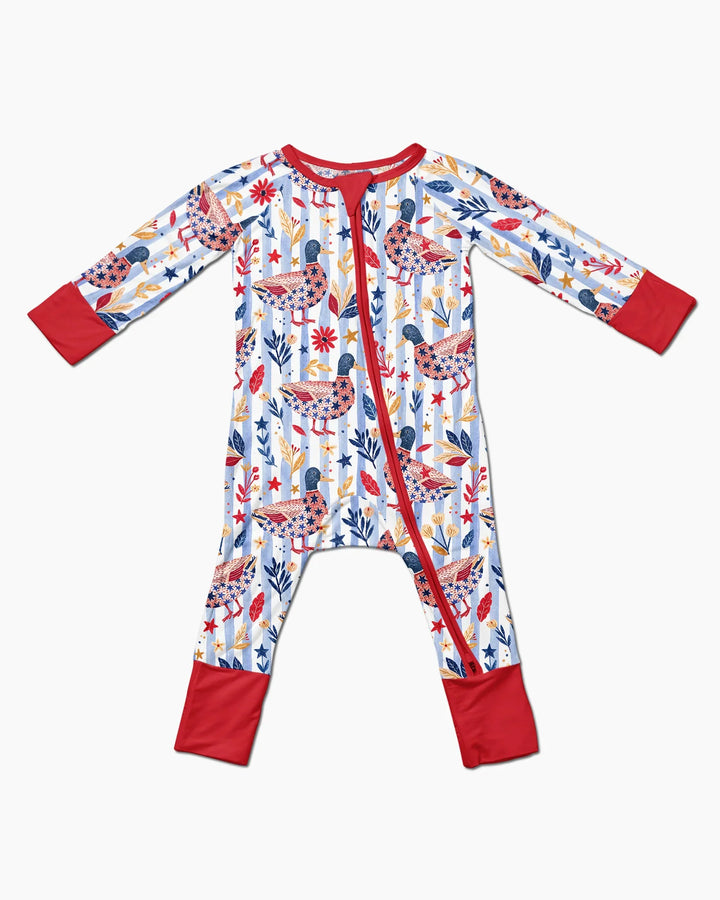 Patriotic Mallard Duck Bamboo Convertible Zippy
