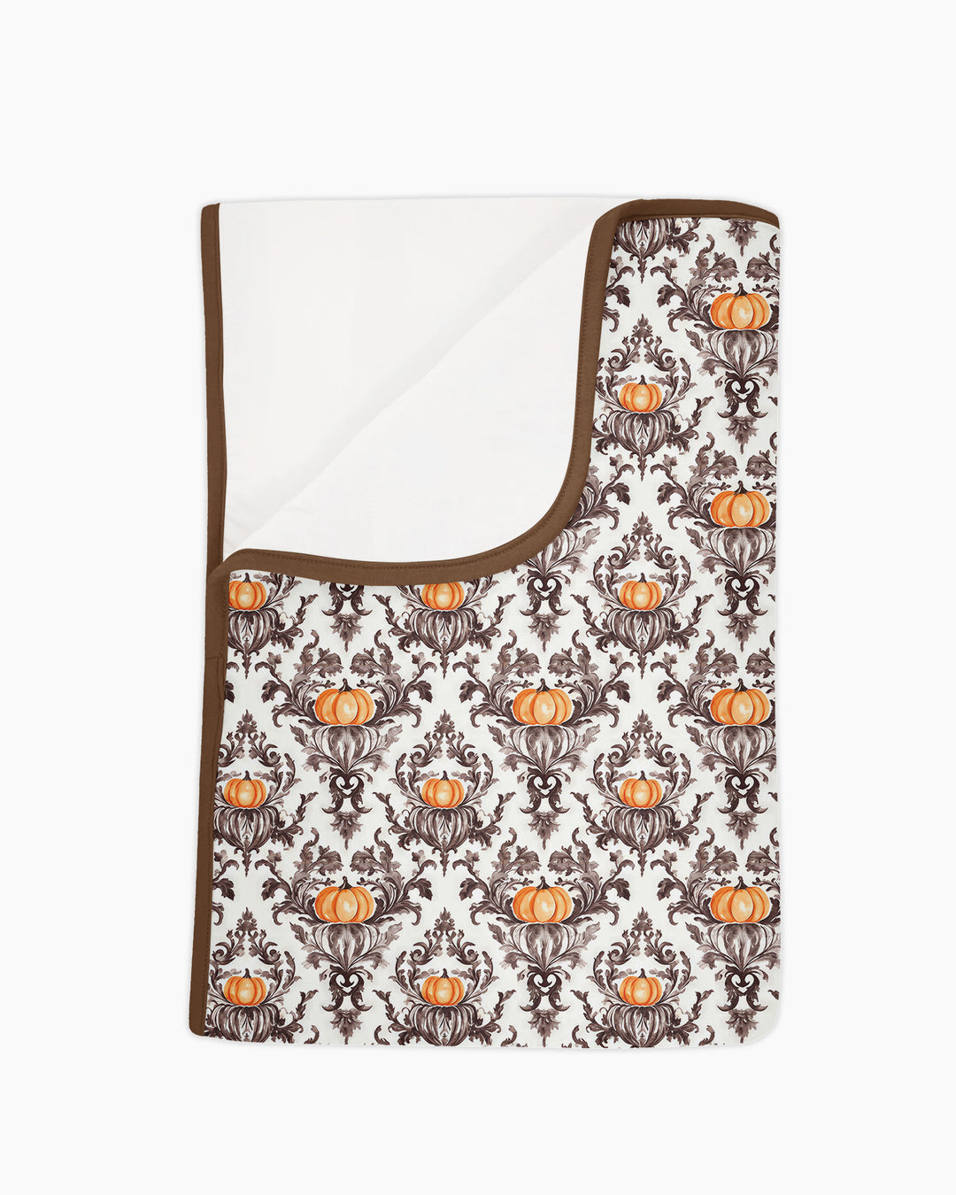 Pumpkin Toile Family Matching Bamboo Blanket