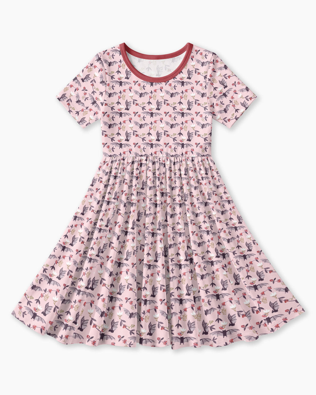 Fruit Bats Whimsy Bamboo Twirl Dress