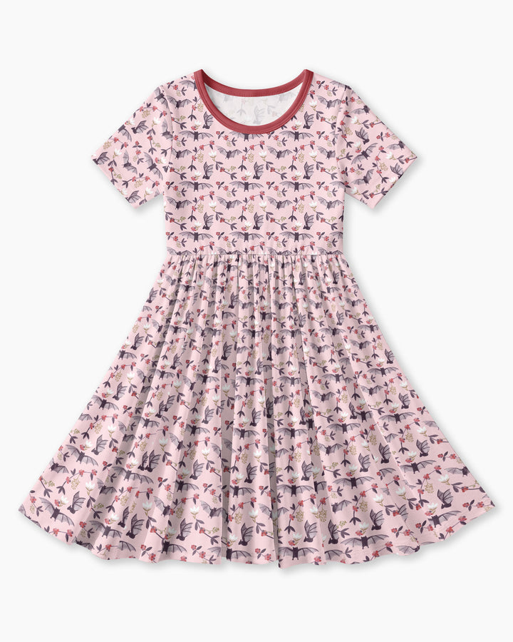 Fruit Bats Whimsy Bamboo Twirl Dress