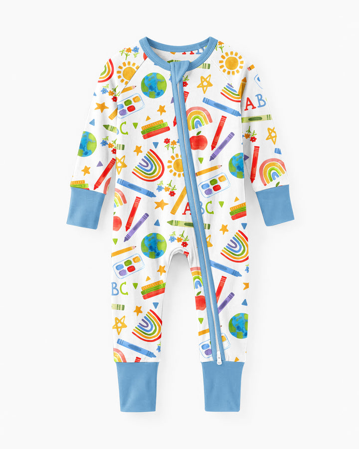 School Scribbles Bamboo Convertible Zippy