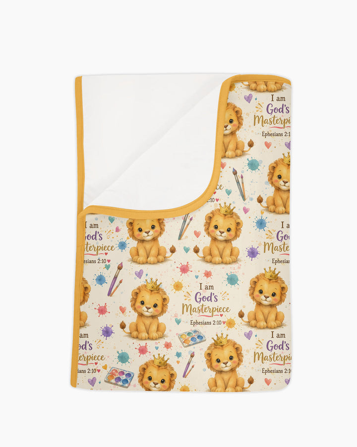 I Am God's Masterpiece Bamboo Blanket