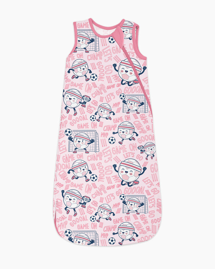 Happy Soccer Ball Family Matching Bamboo Sleep Bag